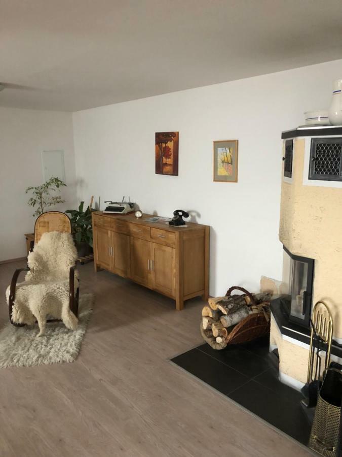 Alte Schule Cafe Und Pension Drehna Buitenkant foto